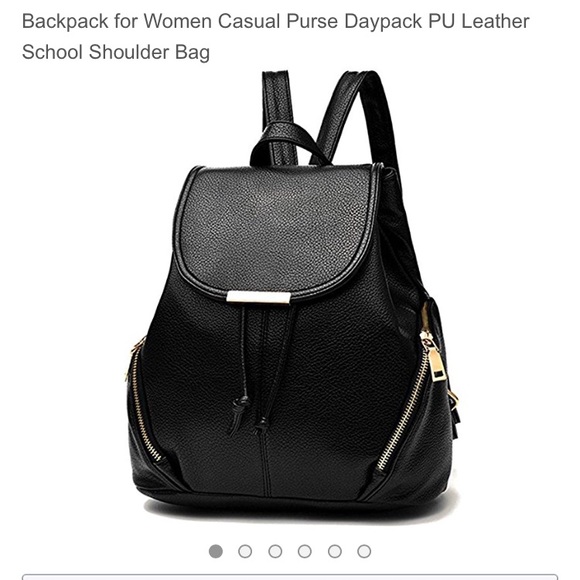 Handbags - Black backpack purse